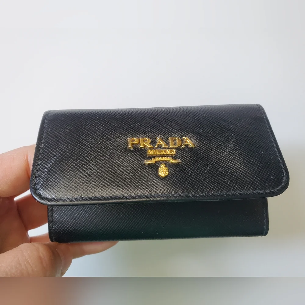Prada Women's Saffiano Leather Key Holder - Picture 4 of 13